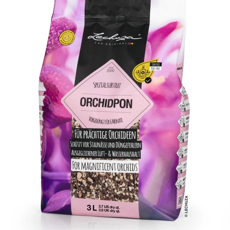 Lechuza ORCHIDPON podłoże do storczyków 3L