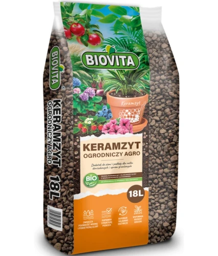 Keramzyt ogrodniczy Biovita Agro 8-25mm 18L