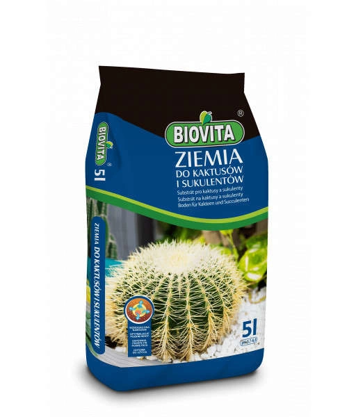 Ziemia do kaktusów i sukulentów Biovita 5L