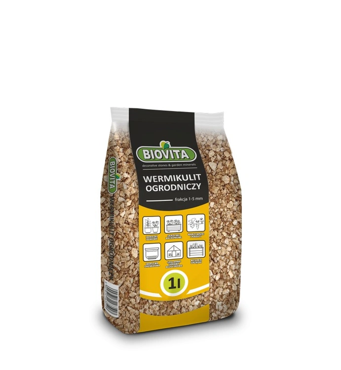Wermikulit ogrodniczy Biovita 1L 1-5mm
