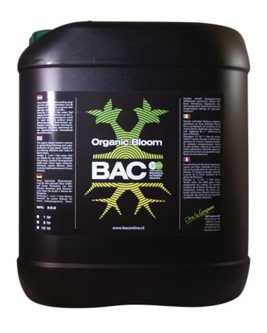 BAC Organic Bloom Nutrition Organiczny nawóz na kwitnienie z Yuccah i mikroorganizmami – pełne wsparcie dla obfitego kwitnienia  5L