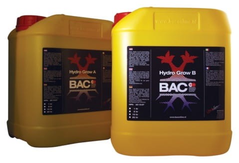 BAC Hydro Grow A+B nawóz hydroponiczny na wzrost 2x5L