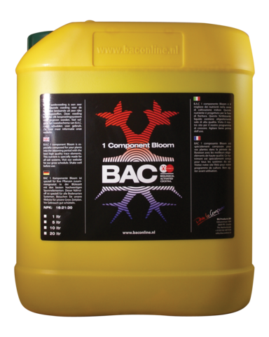 BAC One Component Soil Bloom – Nawóz jednoskładnikowy na kwitnienie do gleby 5L