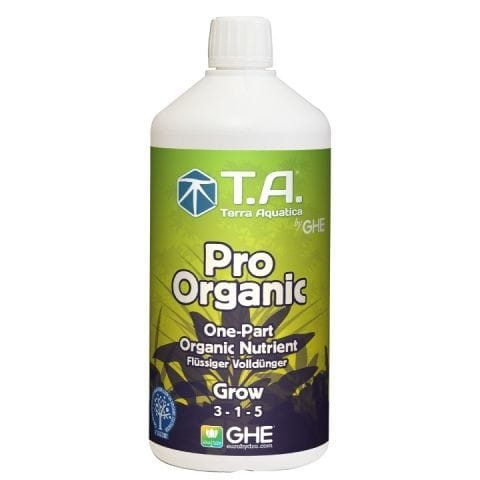 Terra Aquatica Pro Organic Grow certyfikat rolnictwa ekologicznego UE nawóz wegański