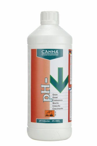 Canna pH Minus Grow 1L 3% - Preparat do Obniżania pH Wody na Fazy Wzrostu