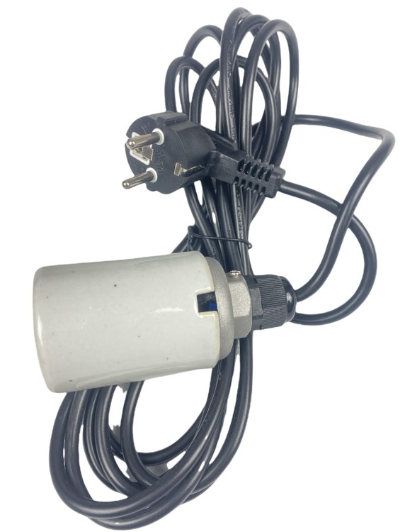 gniazdo żarówki lampy e40 z kablem 4m cfl