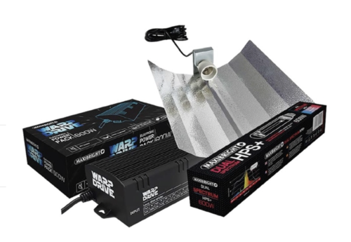 MAXIBRIGHT zestaw HPS WARPDRIVE DUAL 600w oswietlenie  cyfrowyzarowka lampa zasilacz  odblysnik