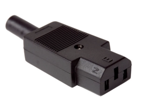 Wtyczka komputerowa IEC320 C13  żeńska  zasilająca
