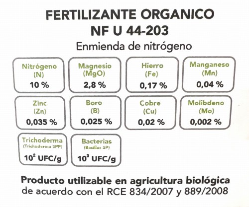 Biosolid Azot N10 Mix nawóz w proszku skład