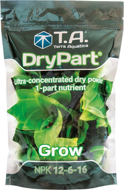 Terra Aquatica DryPart Grow NPK 12-6-16 - torebka nawozu w proszku