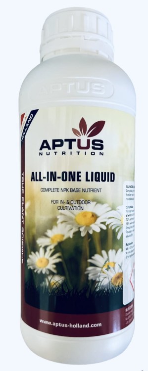Aptus All In One Liquid nawóz na wzrost i kwitnienie do wszystkich podłoży
