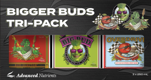 Advanced Nutrients Bigger Buds zestaw nawozów na większe kwiaty 3 x 250ml