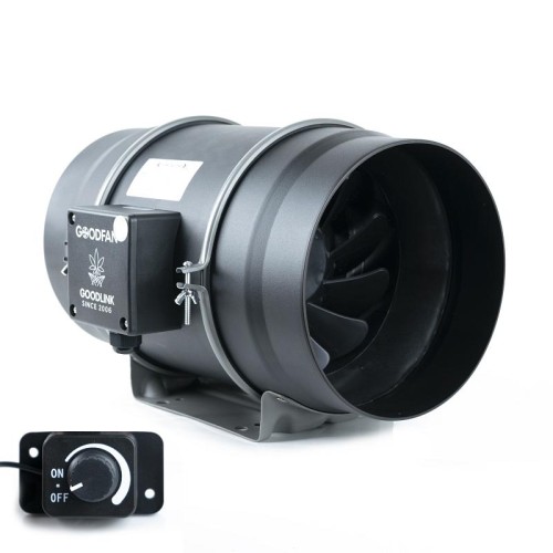 Good Fan Wentylator kanałowy + potencjometr regulator prędkości na kablu
