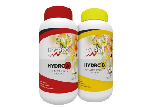 Hy-Pro Hydro A i B NPK 5-3-5 - dwuskładnikowy nawóz do hydroponiki