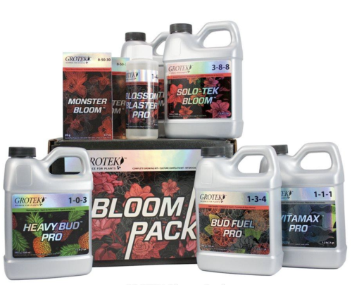 Grotek Bloom Pack zestaw nawozow i dodatkow na kwitnienie