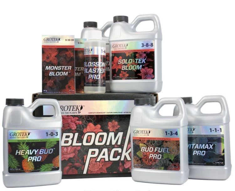 Grotek Bloom Pack zestaw nawozow i dodatkow na kwitnienie