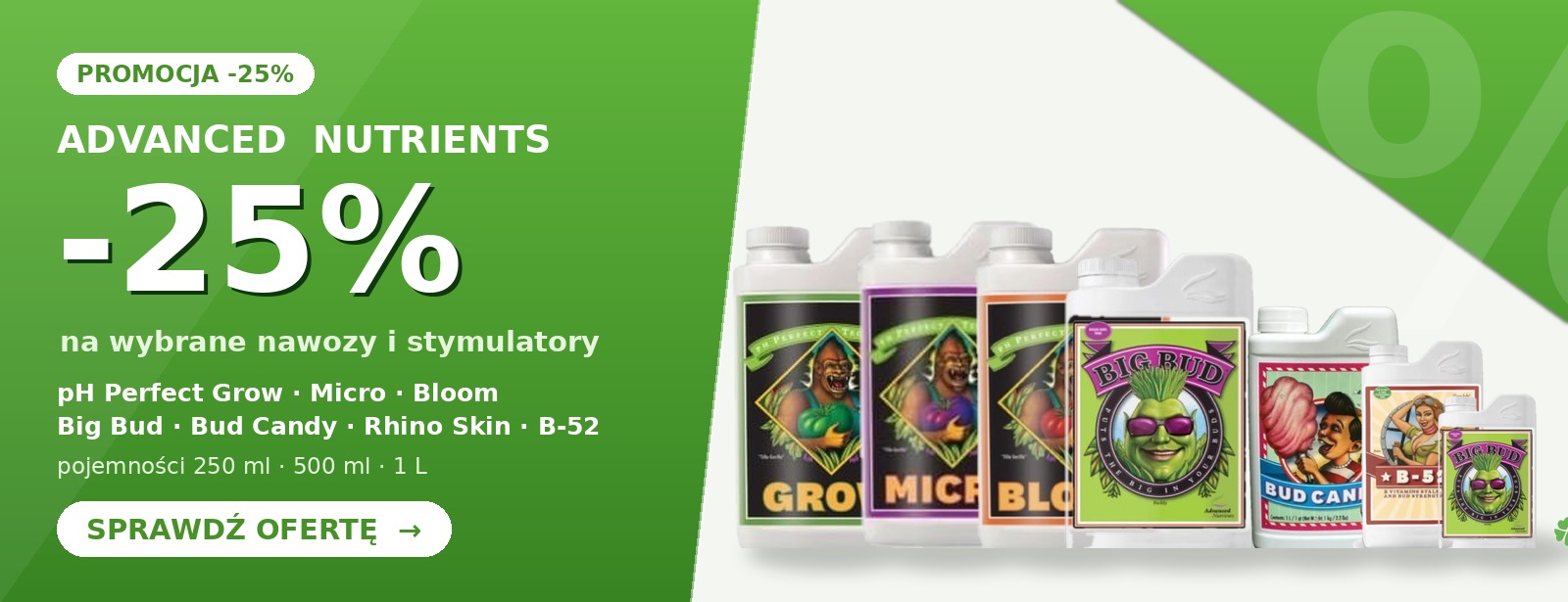 Promocja advanced nutrients najtaniej 