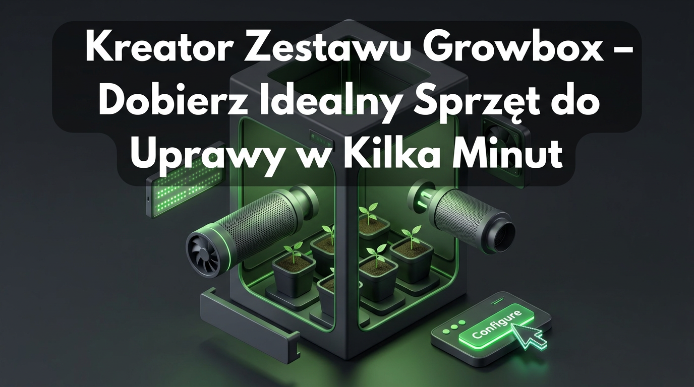 Kreator Zestawu Growbox – Dobierz Idealny Sprzęt do Uprawy w Kilka Minut