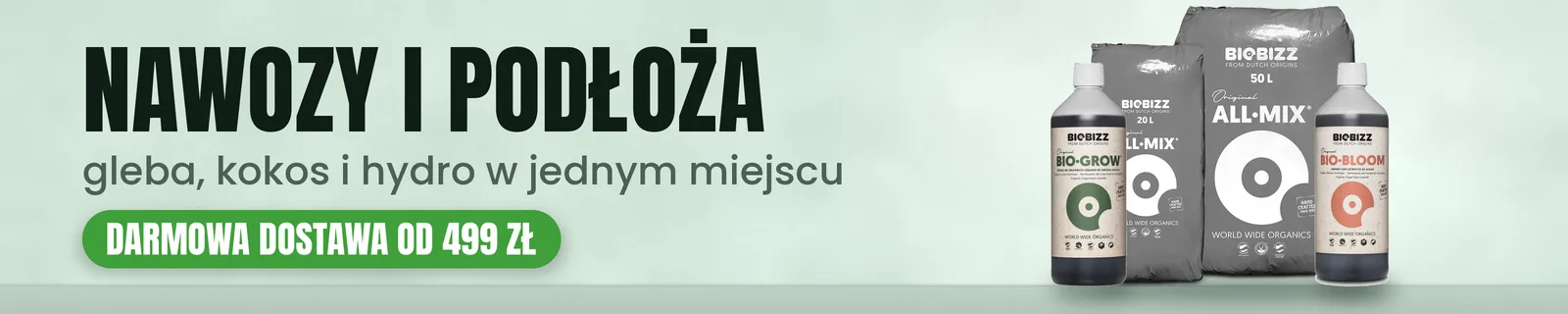 Nawozy i podłoża do uprawy - gleba, kokos i hydroponika w Sioubiz.pl